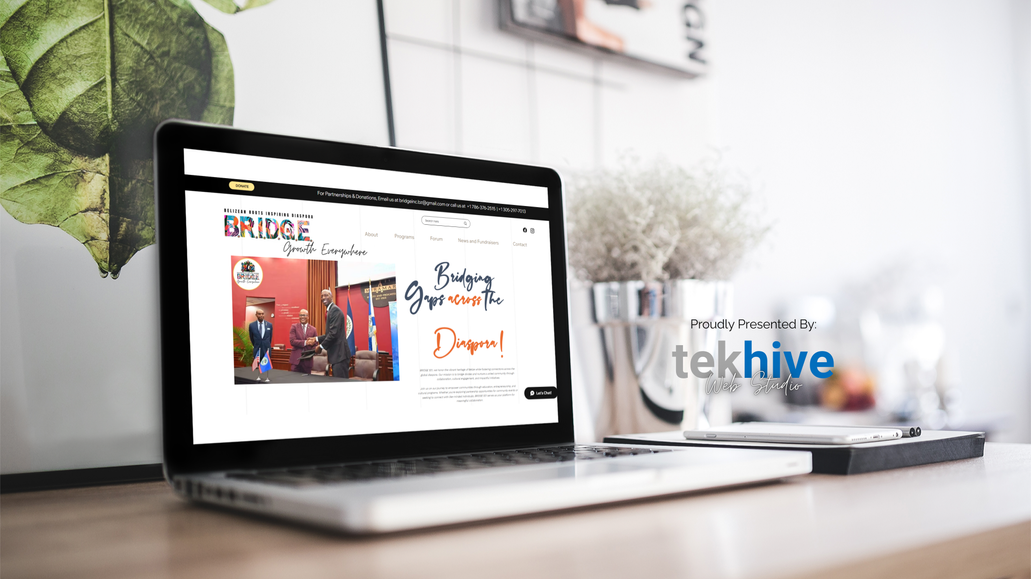 BRIDGE Inc.: TekHive partnered with BRIDGE Inc. (also known as BRIDGE 501), a community initiative focused on celebrating Belizean heritage and fostering connections across the global diaspora, to deliver a comprehensive web design and web development project. We crafted an immersive and user-friendly platform that serves as a dynamic hub for cultural exchange, featuring program pages such as Blue Economy, Small Business Showcases, Women’s Empowerment, trade missions, and community forums. The site also offers timely news and fundraiser updates, an engaging blog, event promotion, and clear leads for partnerships and donations. With intuitive navigation and a content-rich layout, the website encourages active user participation and makes it easy for the community to stay informed and engaged. Proudly built by TekHive, this project exemplifies how thoughtful design and development can turn an organization’s cultural mission into a compelling digital experience that connects and inspires.