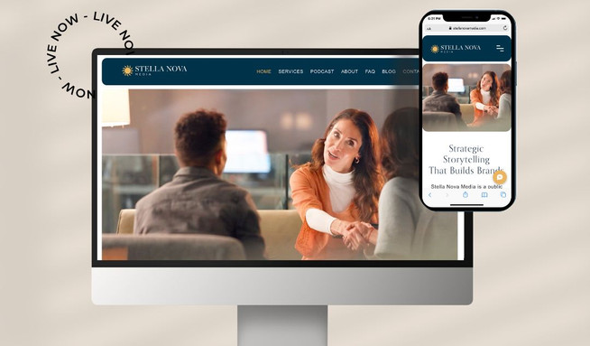 Public Relations Agency: Public Relations Agency website redesign and brand positioning 