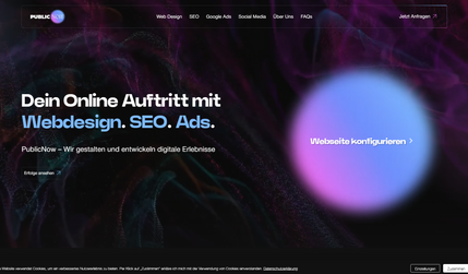 PublicNow: PublicNow is a creative agency based in Switzerland, offering services in media, branding, and web development. Unlike other projects, this one was built completely from scratch in Wix Studio. I designed the full structure, layout, and visual design based on their branding guidelines. The goal was to give them a bold, agency-style portfolio site that showcased their work and services clearly. Every section was custom-built — from service highlights to team intros — and optimized for both performance and modern user interface standards.