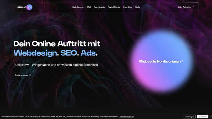 PublicNow: PublicNow is a creative agency based in Switzerland, offering services in media, branding, and web development. Unlike other projects, this one was built completely from scratch in Wix Studio. I designed the full structure, layout, and visual design based on their branding guidelines. The goal was to give them a bold, agency-style portfolio site that showcased their work and services clearly. Every section was custom-built — from service highlights to team intros — and optimized for both performance and modern user interface standards.