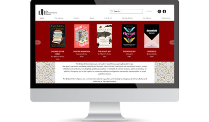 Deborah Harris literary agency | CMS Collections | Wix Studio: Developed and maintained a fully responsive website tailored for a consumer-facing product, leveraging advanced capabilities of Wix Studio based on Content Management System databases 