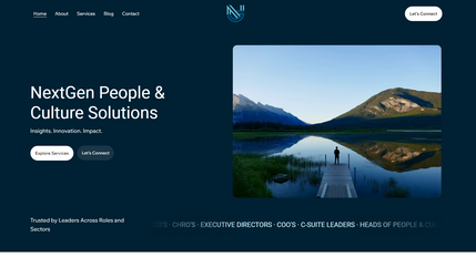 NextGen People & Culture : Custom Wix Studio Website