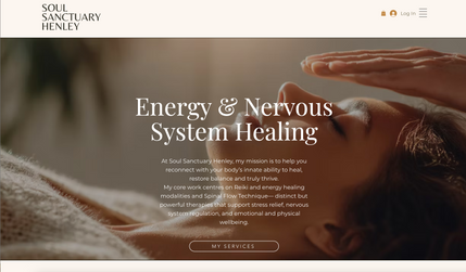 Soul Sanctuary Henley: This site is Wix Editor site which I have re designed to make it more visually appealing and on brand.
