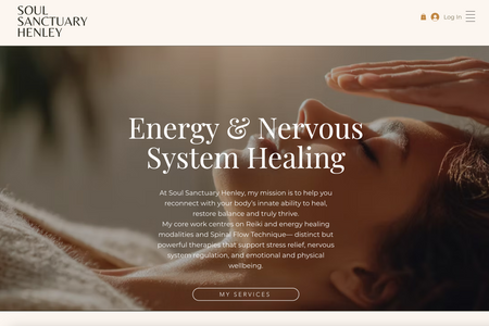 Soul Sanctuary Henley: This site is Wix Editor site which I have re designed to make it more visually appealing and on brand.