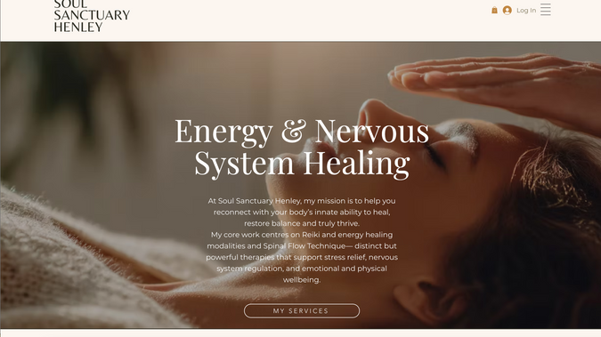 Soul Sanctuary Henley: This site is Wix Editor site which I have re designed to make it more visually appealing and on brand.