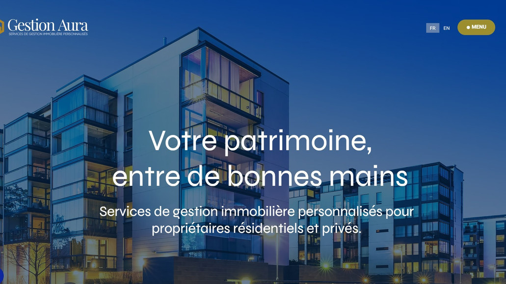 Gestion Aura: Services de gestion immobilière personnalisés pour propriétaires résidentiels et privés.