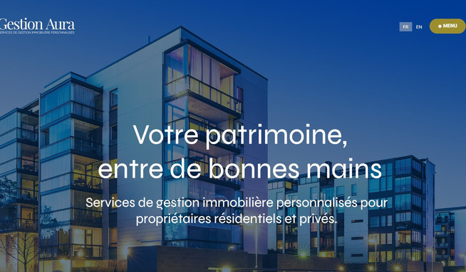 Gestion Aura: Services de gestion immobilière personnalisés pour propriétaires résidentiels et privés.