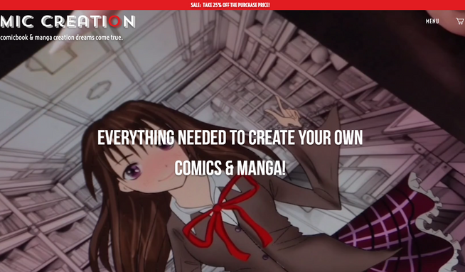 ComicCreation: Full rebuild after acquisition with my business partner.  