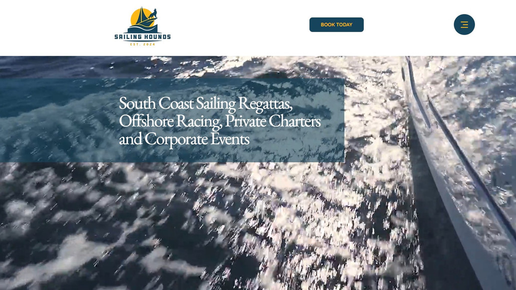 Sailing Hounds: Sailing Hounds Website was a beautiful project to work on. This website promotes and takes bookings for Sailing Regattas, Offshore Racing, Private Charters and Corporate Events.