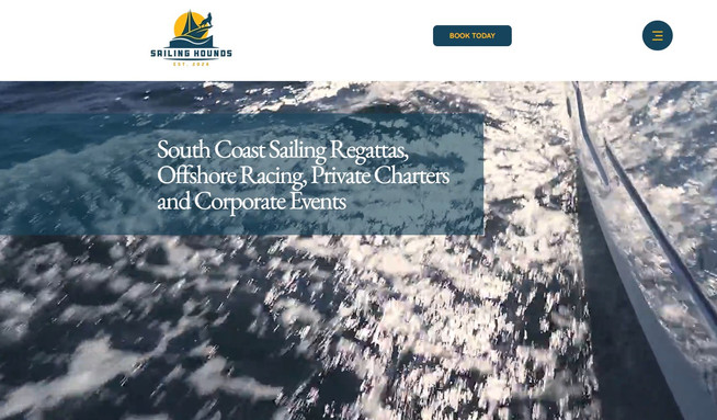 Sailing Hounds: Sailing Hounds Website was a beautiful project to work on. This website promotes and takes bookings for Sailing Regattas, Offshore Racing, Private Charters and Corporate Events.