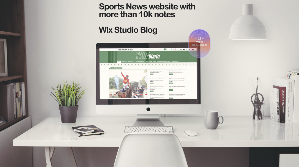 Turf Diario: Diario Deportivo dedicado al Mundo del Turf.
Realizado con el formato de Blog, con más de 10.000 notas cargadas.
BA, Argentina