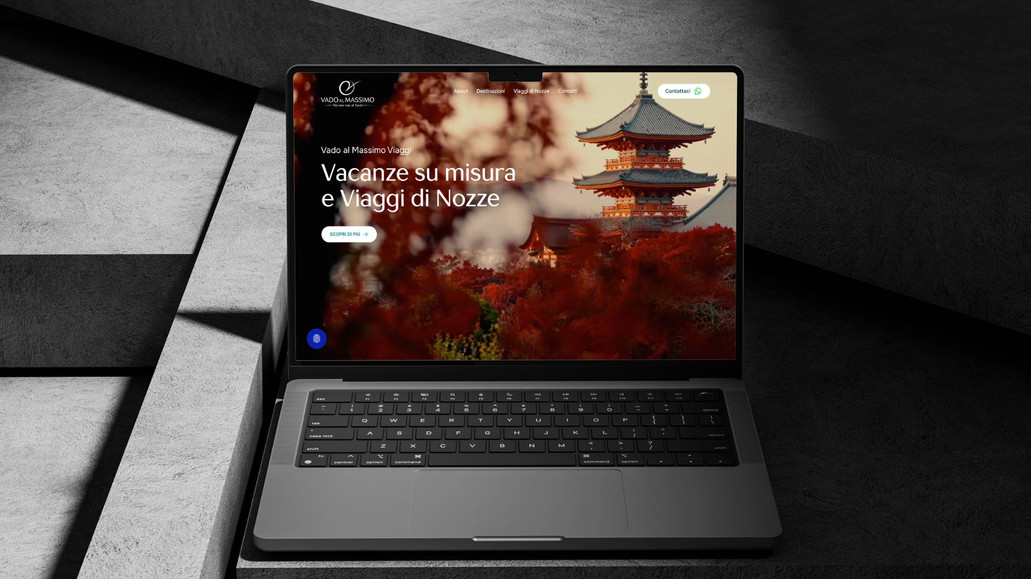 Vado Al Massimo: Abbiamo progettato e sviluppato il nuovo sito web di Vado Al Massimo Viaggi, valorizzando un design moderno, intuitivo e completamente responsive. Il progetto ha incluso la ristrutturazione delle pagine dinamiche delle destinazioni, la creazione di una homepage coinvolgente con sezioni dedicate a offerte, viaggi di nozze e destinazioni, e un’architettura ottimizzata per migliorare l’esperienza utente e la navigazione su ogni dispositivo.