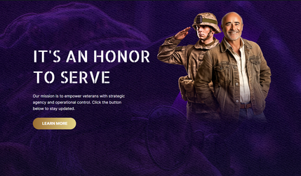 Veterantranscendence: It was an honor to collaborate with Veteran Transcendence. Check out the website we created for them!