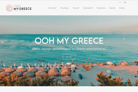 Ooh My Greece: Création de site sur mesure