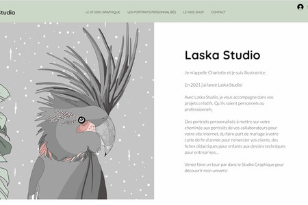 Laska Studio: Conception web + E-commerce