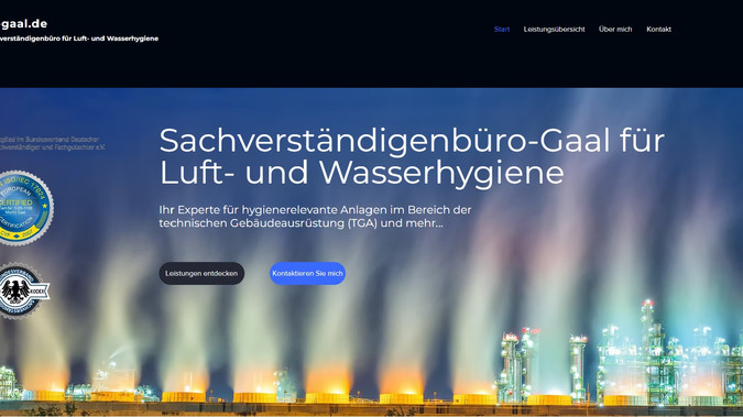 Sachverständigenbüro- Gaal, Moritz Gaal: Für das Sachverständigenbüro Gaal haben wir die Website strategisch und inhaltlich für klassische Suchmaschinen sowie KI-gestützte Suchsysteme optimiert. Auf Basis einer umfassenden Keyword-, Wettbewerber- und Backlinkanalyse entstanden zielgerichtete Leistungsseiten zu Luft- und Wasserhygiene, relevanten VDI-Richtlinien und gesetzlichen Betreiberpflichten. Ergänzend entwickelten wir passende Metadaten, prüften die strukturierten Daten und optimierten die llms.txt sowie die robots.txt für eine bessere Auffindbarkeit in Google, ChatGPT, Perplexity und weiteren KI-Systemen. Zusätzlich haben wir an OnPage-Optimierung des gesamten Projektes gearbeitet und relevante Backlinks aufgebaut. Das Ergebnis ist ein fachlich präziser, klar strukturierter und nachhaltig sichtbarer Webauftritt.