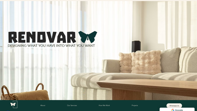 Renovar: We created a new website for this interior designer. We knew what he wanted, and it was the greatest fun :)