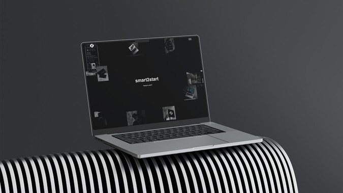 smart2start: This is our creative studio website — clean, dark and minimal. At smart2start, we design high-end websites where function, UX and aesthetics blend seamlessly.