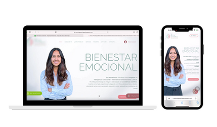 Psi. Maria Paula Segura: Web site con reservas en línea. WIX Studio.