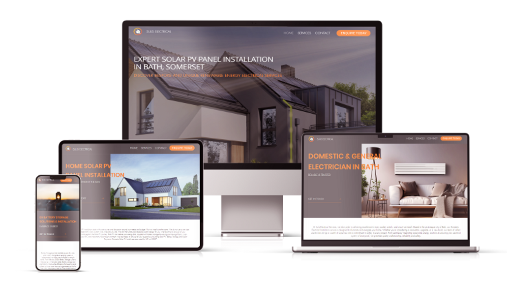 SULIS ELECTRICAL: A redesign from WIX Editor to the new WIX Studio. 