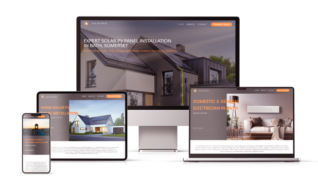 SULIS ELECTRICAL: A redesign from WIX Editor to the new WIX Studio. 