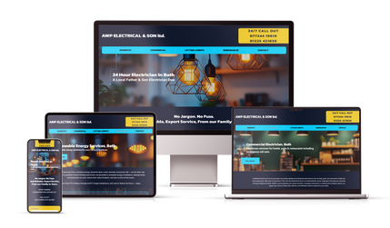 AWP Electrical: A full redesign on the WIX Studio with SEO 