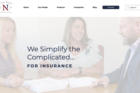 Northern Insuring Agency, Inc.: Photography / Web Design / SEO 