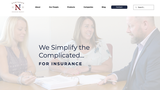 Northern Insuring Agency, Inc.: Photography / Web Design / SEO 
