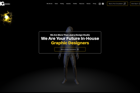 HG Design+: Professional Marketing Agency Website Design