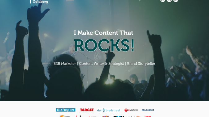 MichaelGoldberg: Michael, is a content creator and had an updates website. We have collaborated with this client for the redesign of his old website. It was incredibly great time. 