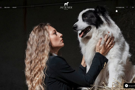 Jacquarde: E-commerce di abbigliamento Luxury per l'Equitazione. Logo design, webdesign, blog magazine, automazioni. 