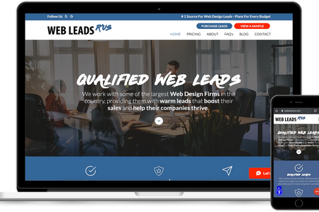 Web Leads R'US: We work with some of the largest Web Design Firms in the country, providing them with warm leads that boost their sales and help their companies thrive.