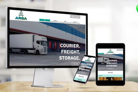 ARGA Solutions: Website Design - Logo Design