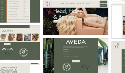 headhairandbeauty: Fixed issues and updates as requested:

Fixed issues with layout for some of the pages
Redesigned home page
Created a dynamic services section that’s user friendly
Fixed issues on mobile view

For the full case study, go to: https://www.loudlocal.co.uk/head-hair-beauty
