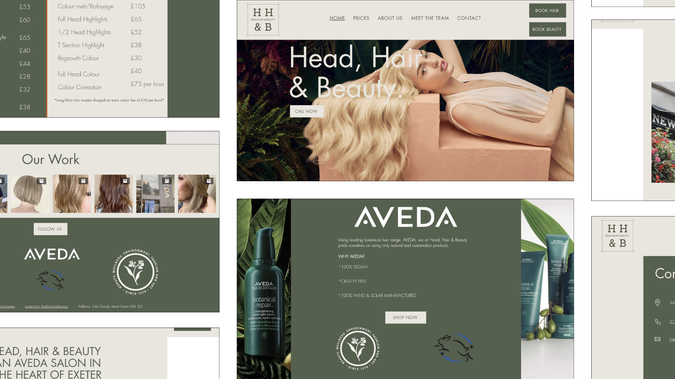 headhairandbeauty: Fixed issues and updates as requested:

Fixed issues with layout for some of the pages
Redesigned home page
Created a dynamic services section that’s user friendly
Fixed issues on mobile view

For the full case study, go to: https://www.loudlocal.co.uk/head-hair-beauty
