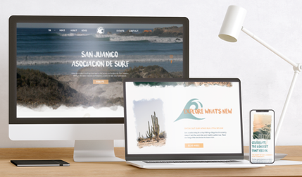 San Juanico Surf: The San Juanico Surf Association needed a website to convey their mission of fostering a community centered around surfing in San Juanico, Baja California Sur, MX. The site includes an events page, donation integration, photo gallery, and linked to social media accounts. 

SERVICES: 
Web Design, Content, and SEO