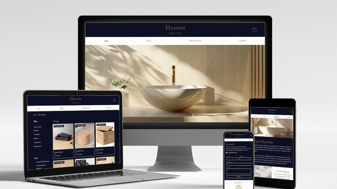 Elysoria: Elysoria ist ein innovatives Startup, das sich auf den Handel mit hochwertigen Keramik- und Natursteinwaschbecken spezialisiert hat. Für Elysoria haben wir einen modernen und ansprechenden Webshop entwickelt, der durch ein elegantes Design, einfache Navigation und optimale Funktionalität überzeugt. Perfekt, um Kunden ein einzigartiges Einkaufserlebnis zu bieten!