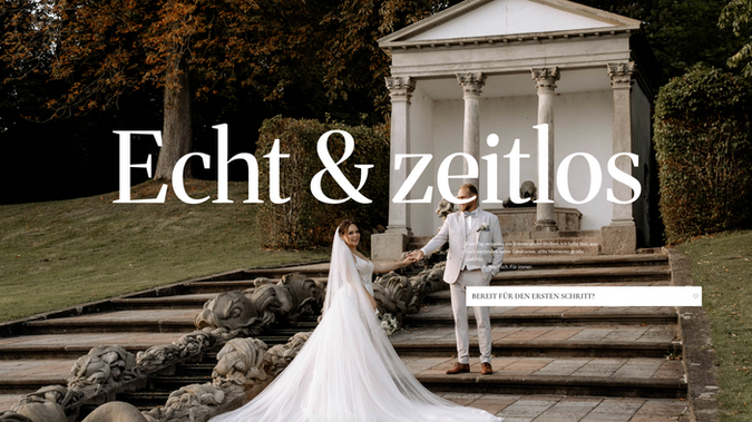 Kaa Photography: Für Agneassa Kaa von Kaa Photography haben wir einen warmen und zeitlosen Markenauftritt geschaffen, der echte Liebe, Nähe und besondere Momente sichtbar macht. Die Website bringt Bildwelten, Storytelling und klare Struktur in Einklang und führt zukünftige Paare intuitiv bis zur unverbindlichen Anfrage. Überzeug dich selbst ;-) 