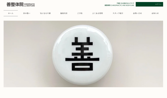 善整体院 CHIROPRACTIC&BODYCARE: undefined