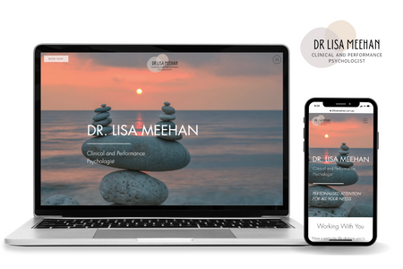 Dr Lisa Meehan: A full website redesign to look more sophisticated and professional. The project involved a new logo design with the colours in the logo becoming the base of the colour scheme for the website.