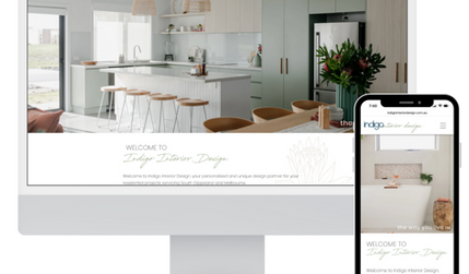 Indigo Interior Design: Full redesign and implementation of CMS to allow client to update their own projects as they complete them. 