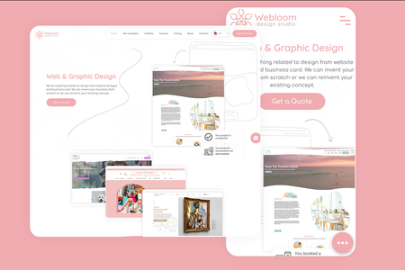 Webloom Studio: Portfolio Site