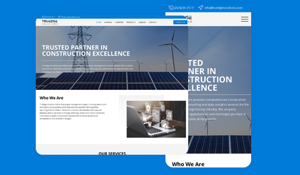 TruEdge: Wix Studio Site for TruEdge Solutions Construction Management consulting and data analytics services for the construction & engineering industry.