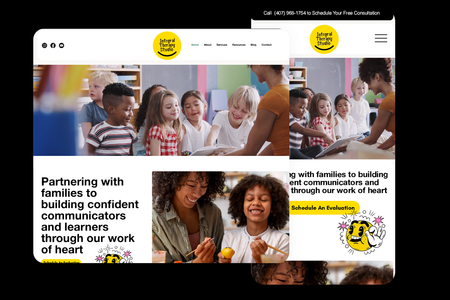 Integral Therapy: Wix Studio Site for Integral Therapy - Partnering with families to building confident communicators and learners through our work of heart