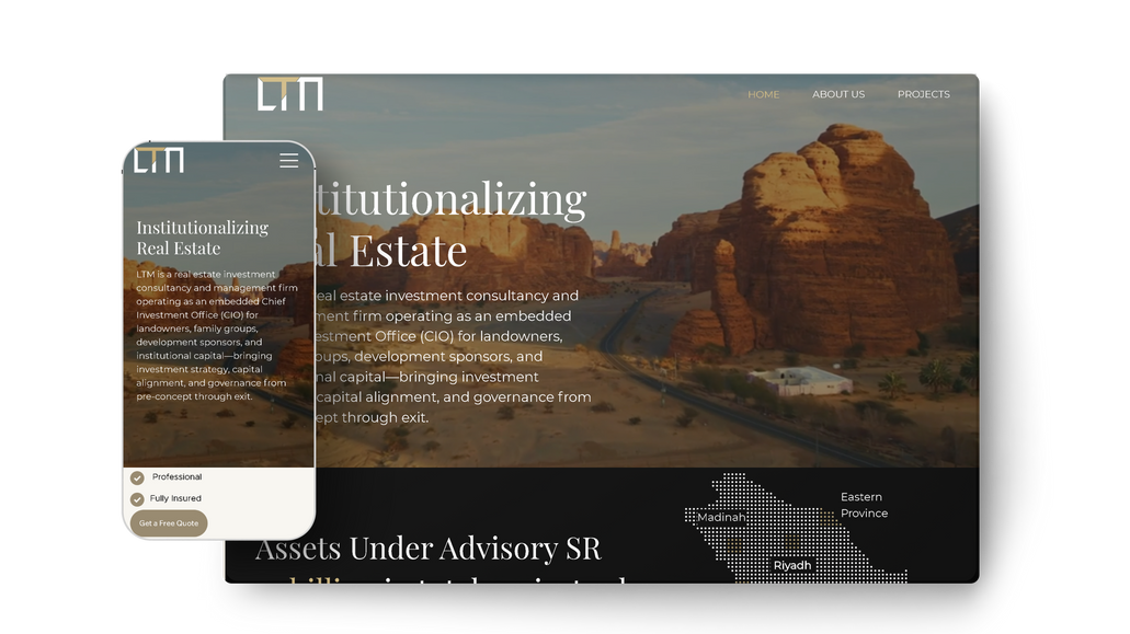 LTMC Real Estate: LTM is a real estate investment consultancy and management firm