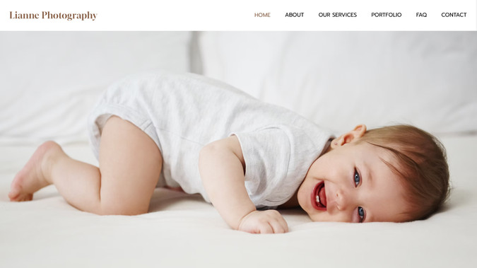 Lianne Photography: Project Overview:

Socialfly Services proudly designed the website for Lianne Photography, an elegant online portfolio for showcasing timeless, authentic family and maternity photography. The design reflects the emotional depth and personal storytelling that define Lianne’s work, with warm visuals, light typography, and spacious layouts that allow images to take center stage.

The Home page welcomes visitors with evocative imagery and clear navigation, immediately conveying the brand’s focus on capturing meaningful moments in life. The layout supports seamless browsing between galleries, service details, and contact options, creating a flow that feels both intuitive and welcoming.

Special attention was given to the gallery and portfolio presentation to ensure each photograph is displayed beautifully and encourages visitors to engage with the visual stories. The design balances functionality with aesthetic appeal, ensuring that important call-to-action elements like booking inquiries and contact forms are easily accessible without distracting from the artist’s work.

Overall, the design captures the essence of Lianne Photography’s brand - personal, connected, and visually compelling - resulting in a rich digital experience that enhances user engagement and strengthens the emotional impact of every captured story.
