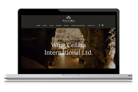 winecellars: Wine agency website with custom visuals and advanced features.