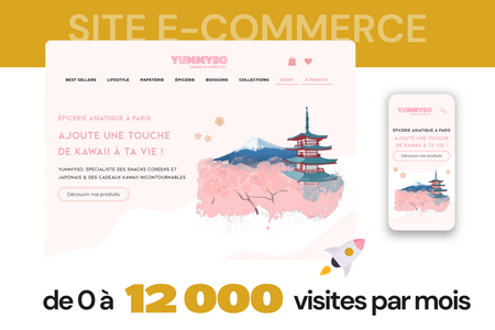 Épicerie Asiatique à Paris: De 0 à 12 000 visites par mois
