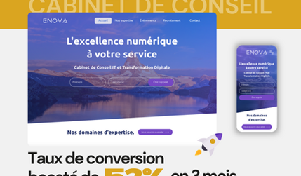 Cabinet de conseil: Taux de conversion boosté de 52% en 3 mois