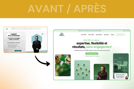 Cabinet conseil TPE PME - RH & Stratégie: Un site alliant professionnel & dynamisme